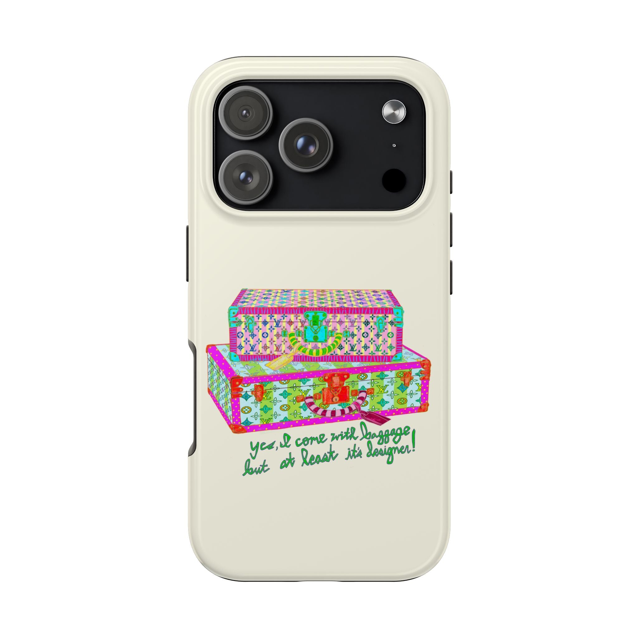 Designer Baggage Phone Case