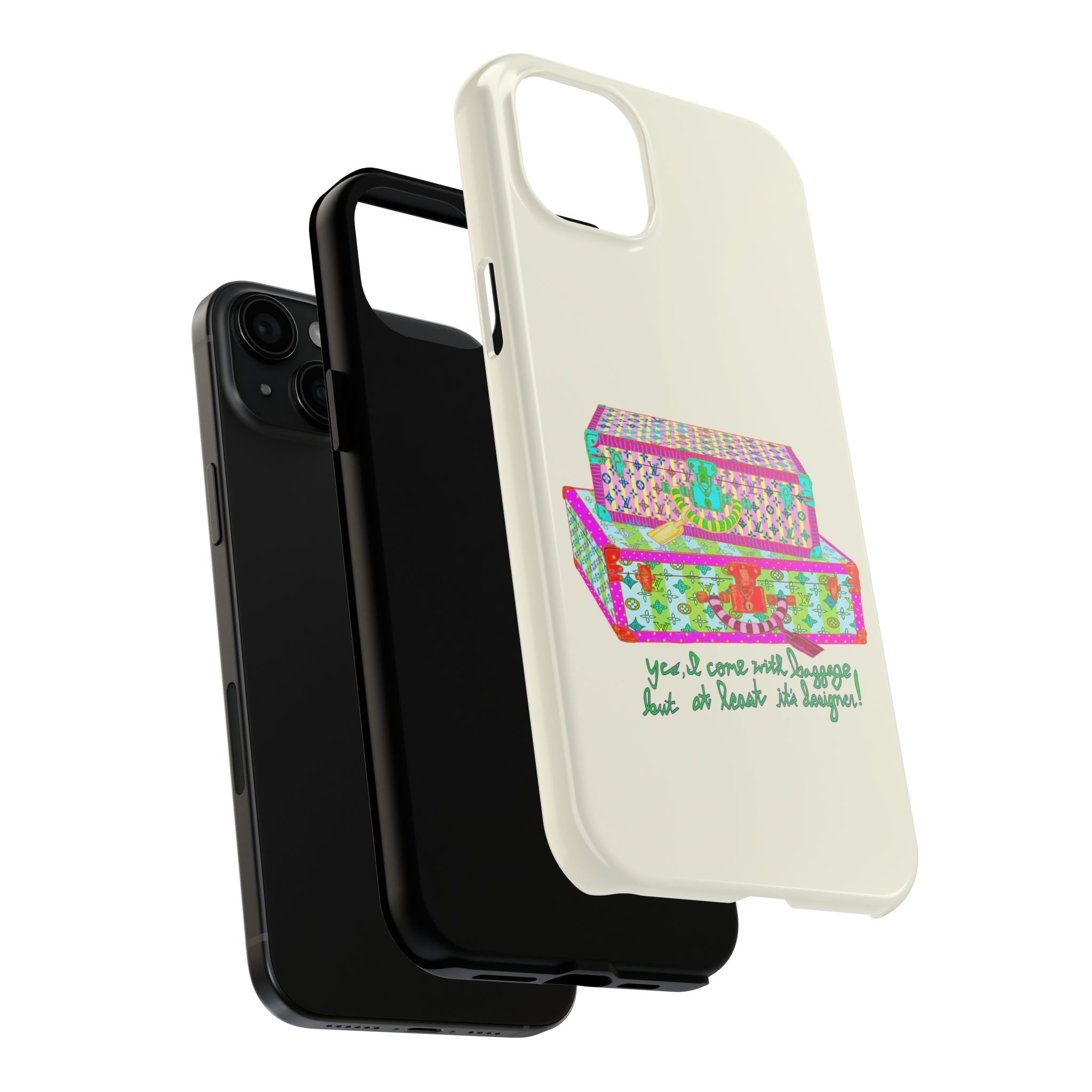 Designer Baggage Phone Case