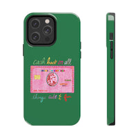 The PINK Card Green Phone Case