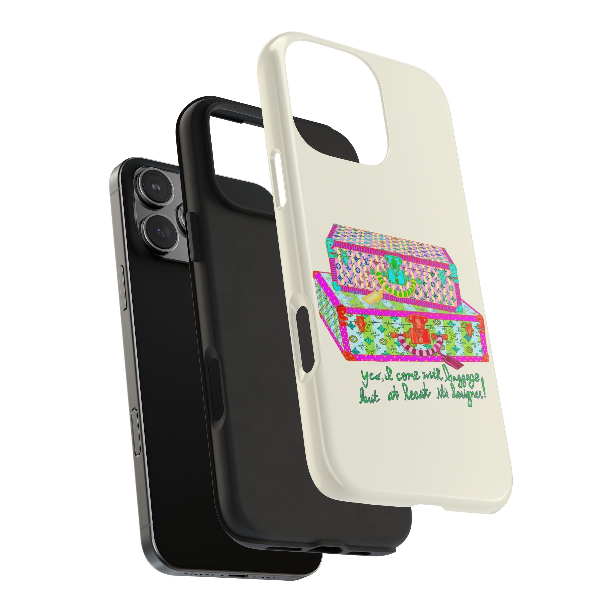 Designer Baggage Phone Case