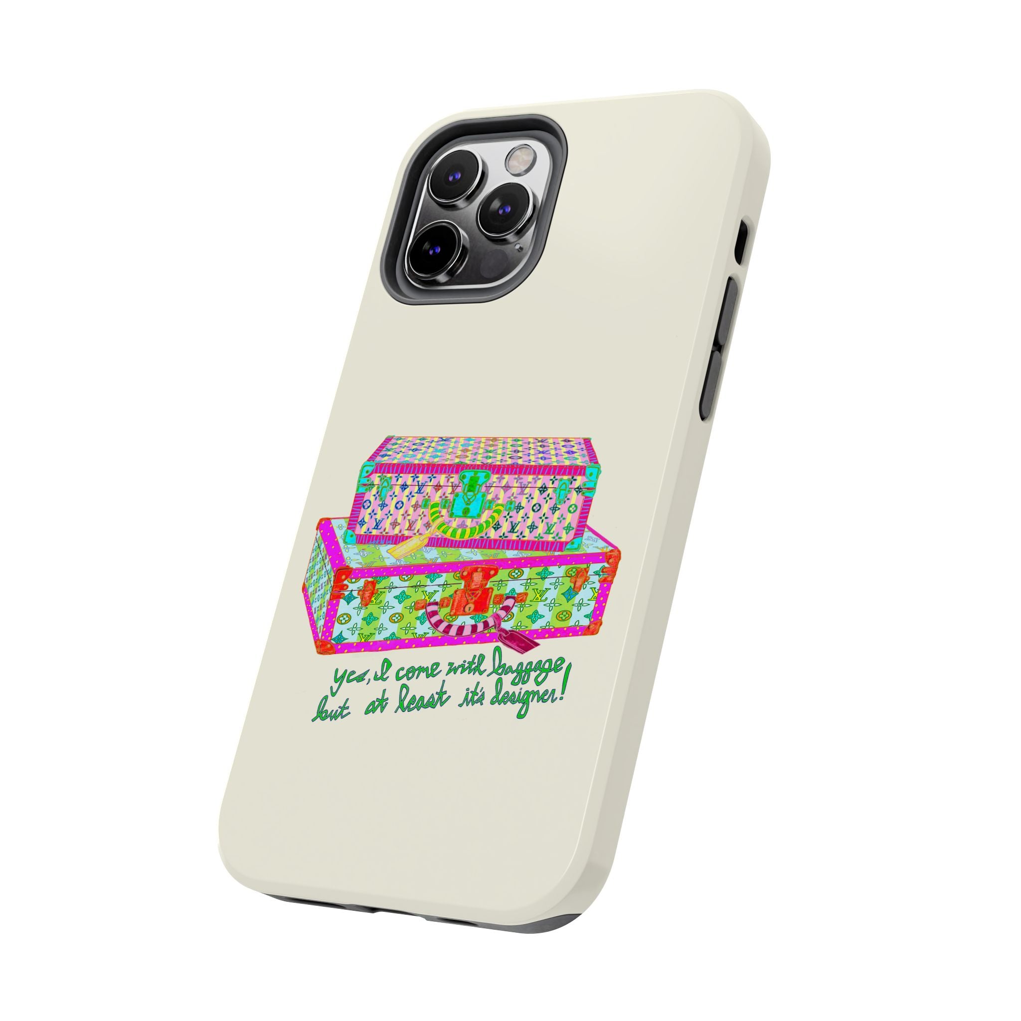 Designer Baggage Phone Case