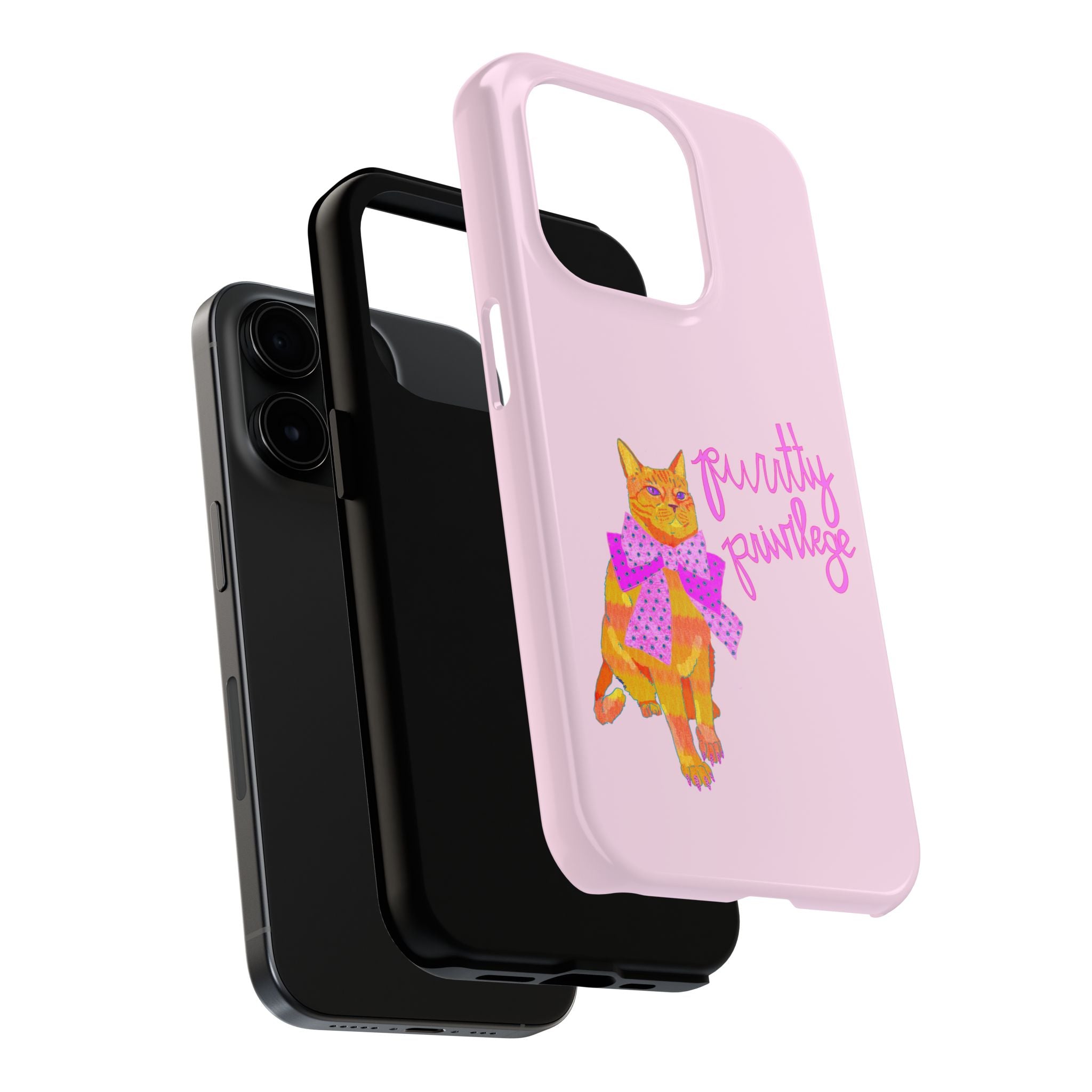 Purrtty Privilege Pink Phone Case