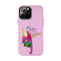 Monkey Business Pink Phone Case