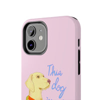 This Lab Won't Hunt Pink Phone Case