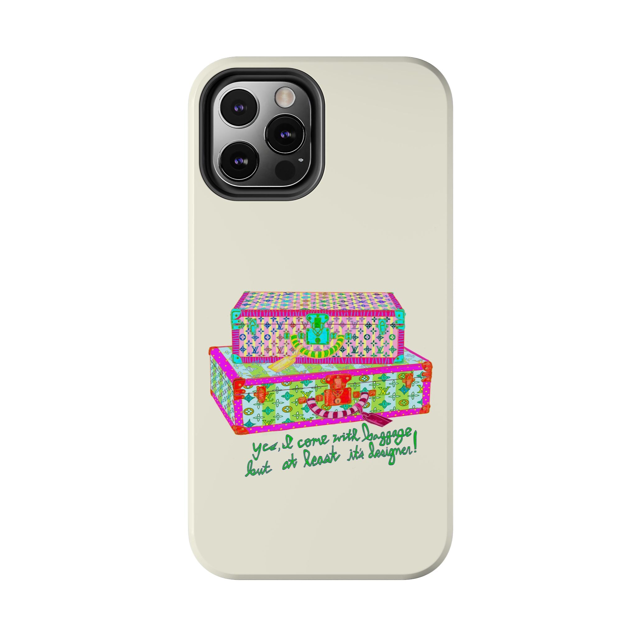 Designer Baggage Phone Case