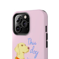 This Lab Won't Hunt Pink Phone Case