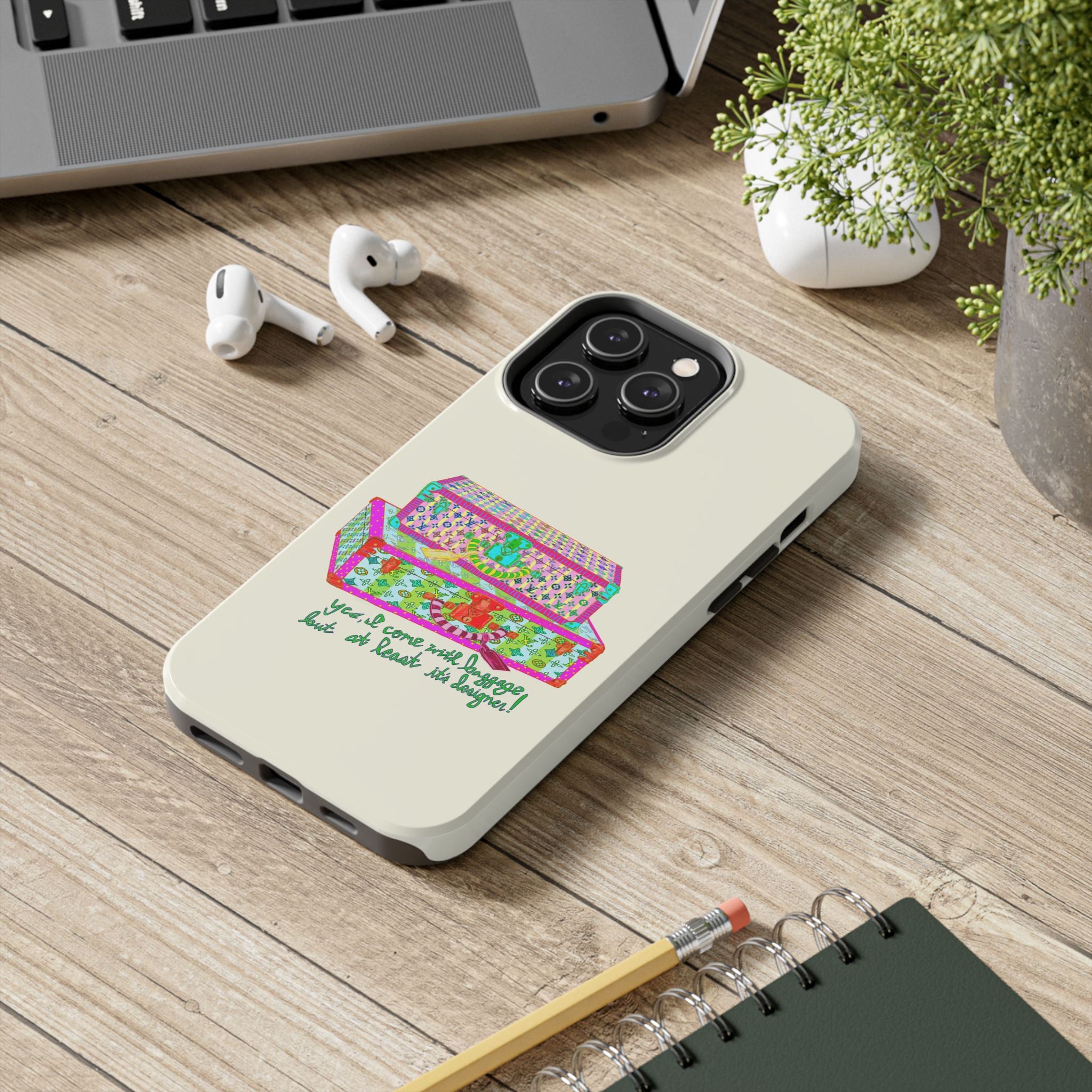 Designer Baggage Phone Case