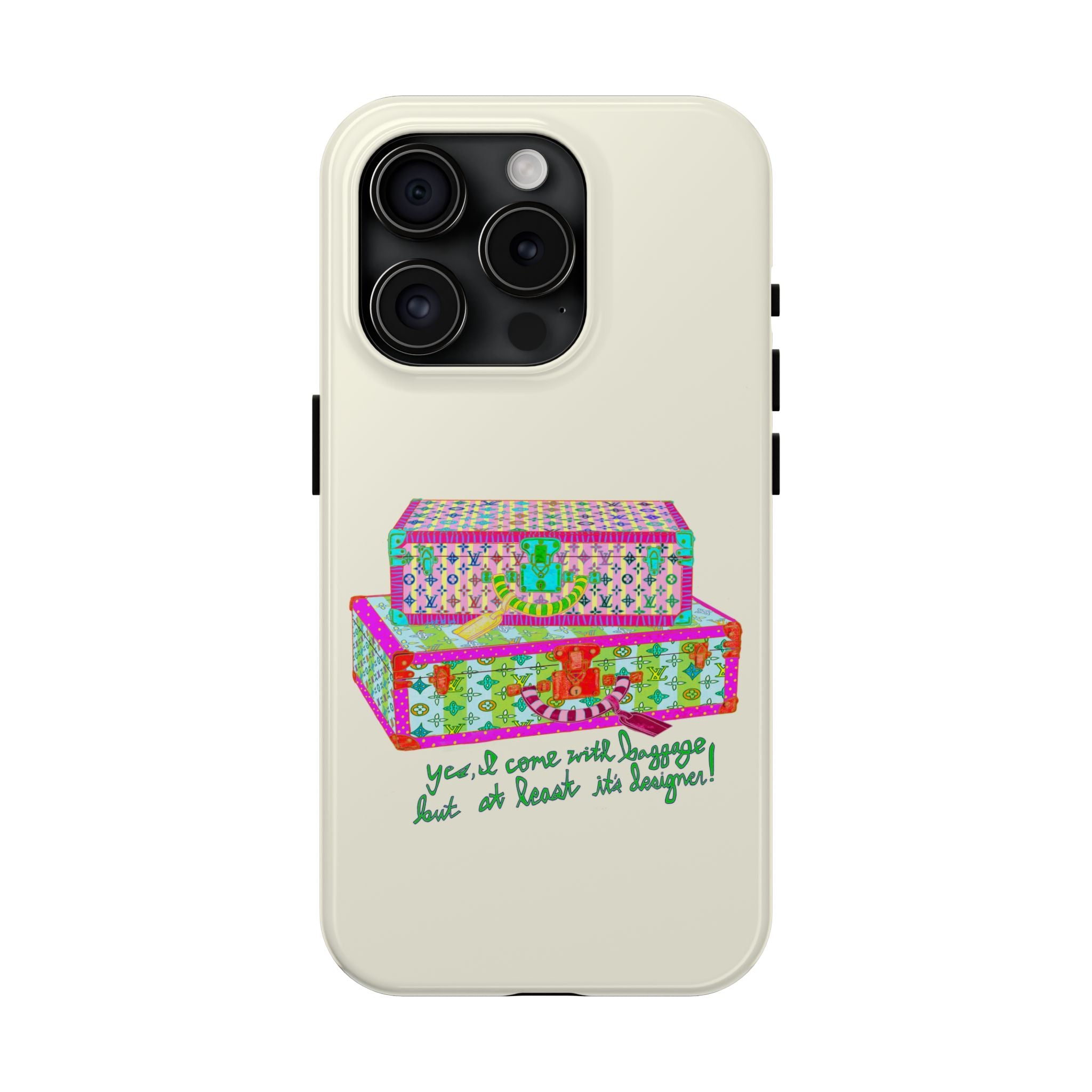 Designer Baggage Phone Case