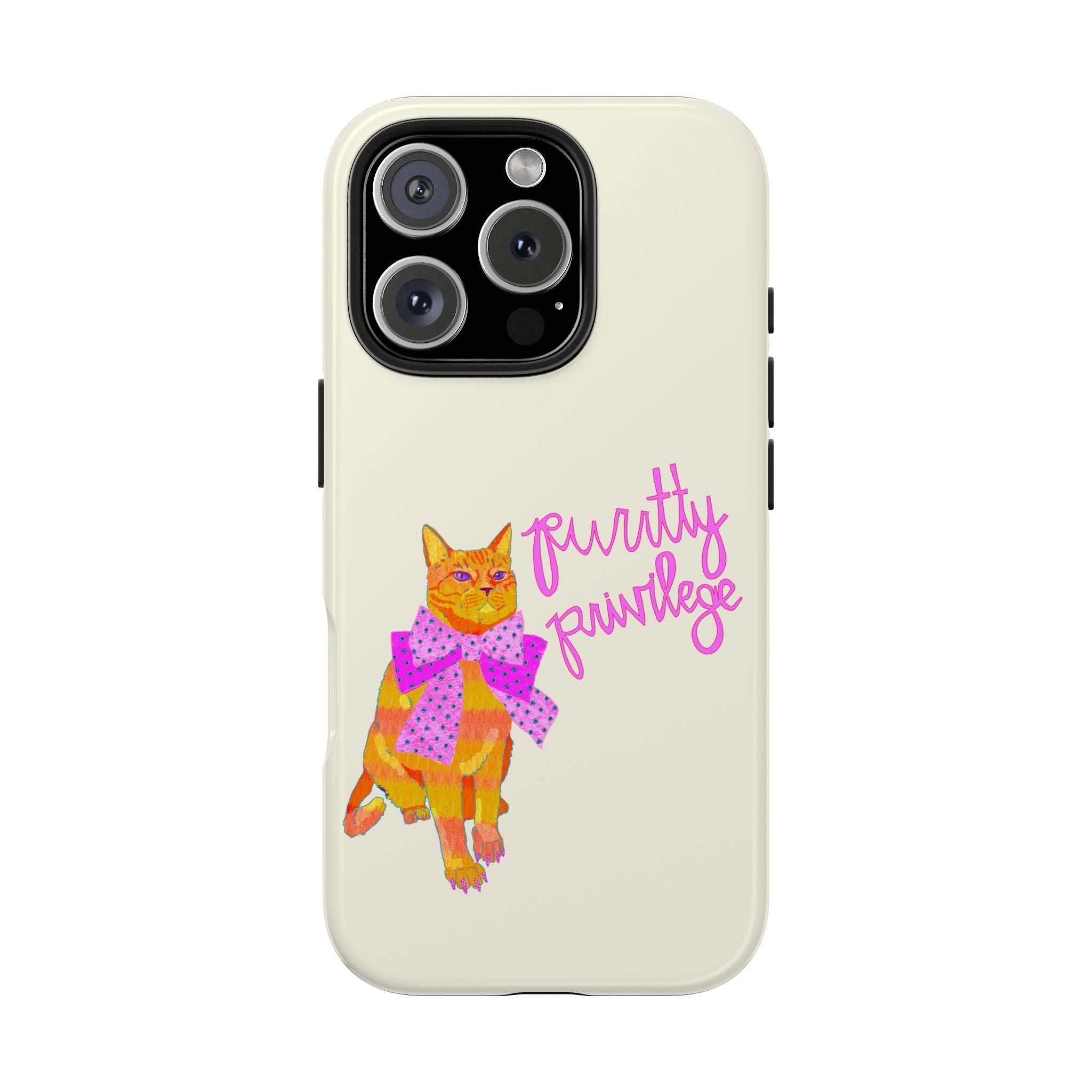 Purrtty Privilege Phone Case