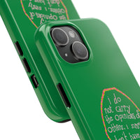 Cute Little Bag Green Phone Case