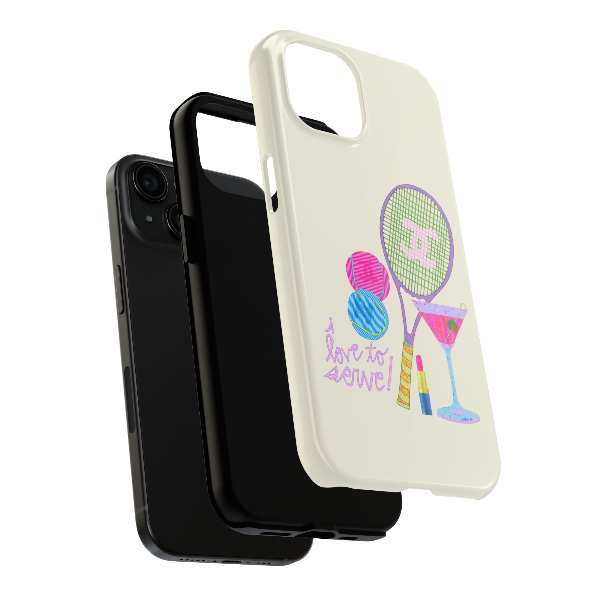 I Love to Serve Phone Case