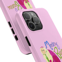 Monkey Business Pink Phone Case