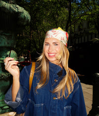 "New York Love Story" Silk Scarf