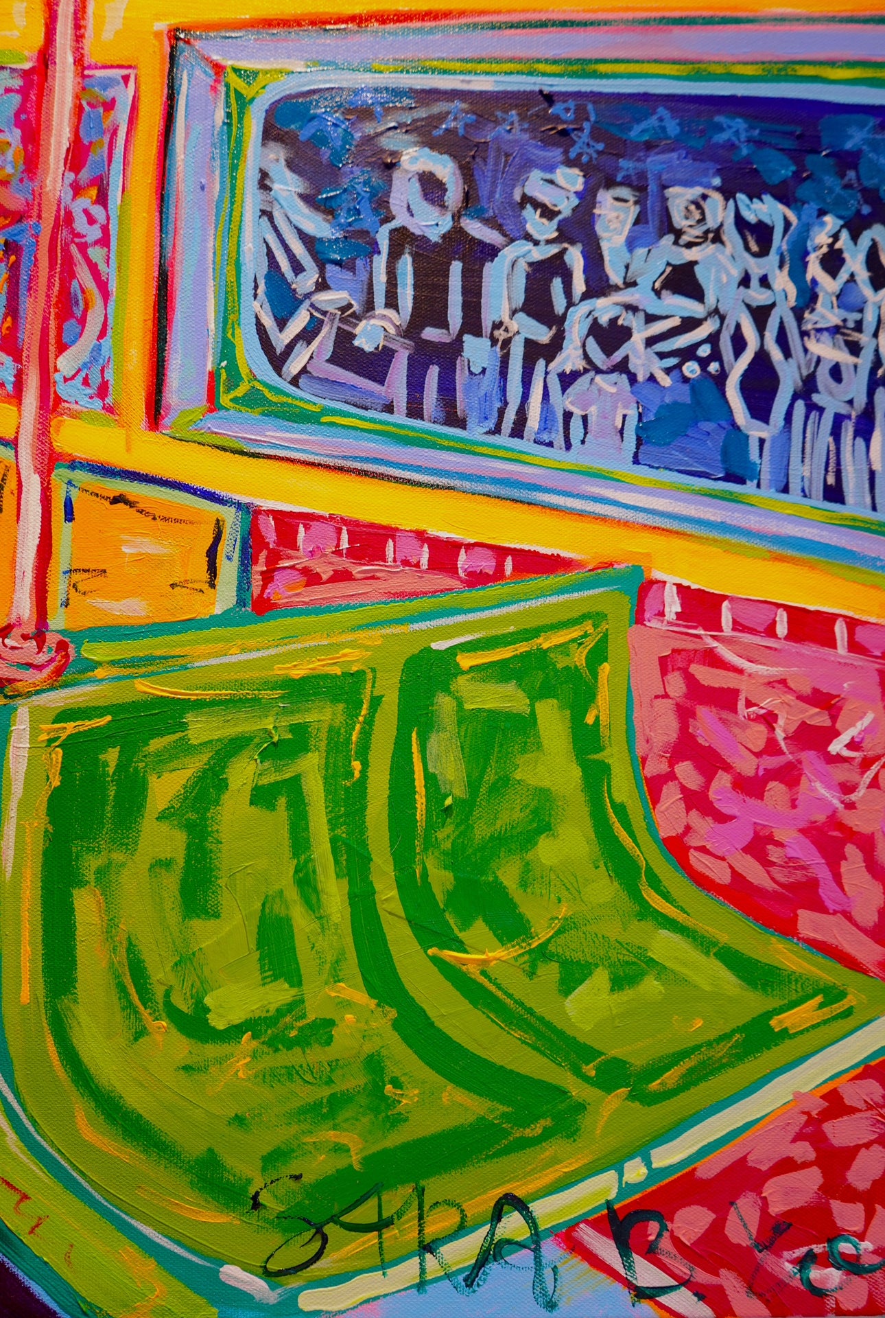 You're The One Train Painting